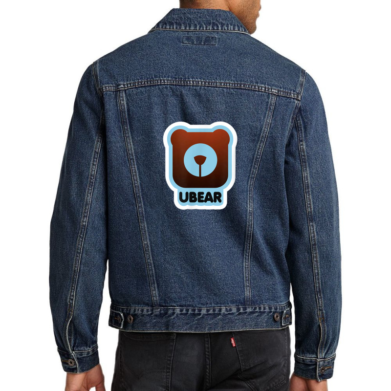 Funny Ubear T Shirt  Bear Manly Men Gay Pride Men Denim Jacket | Artistshot