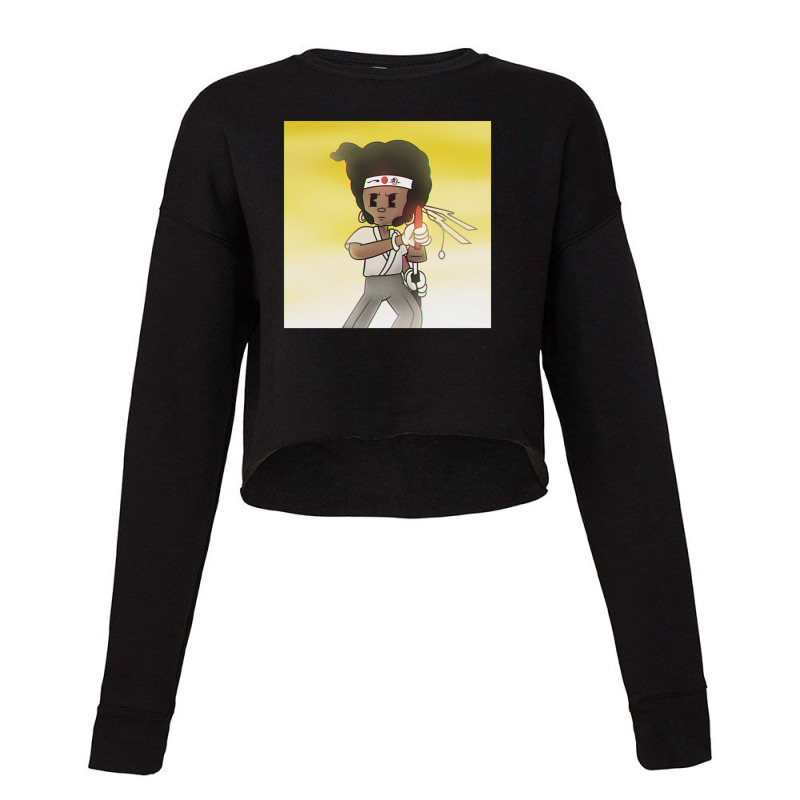 Afro Samurai   Samurai Cropped Sweater by putrimeheng | Artistshot