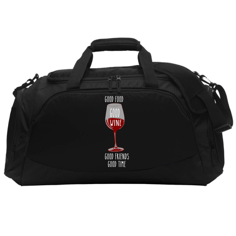 Food And Wine Festival For Wine Drinkers Active Duffel | Artistshot