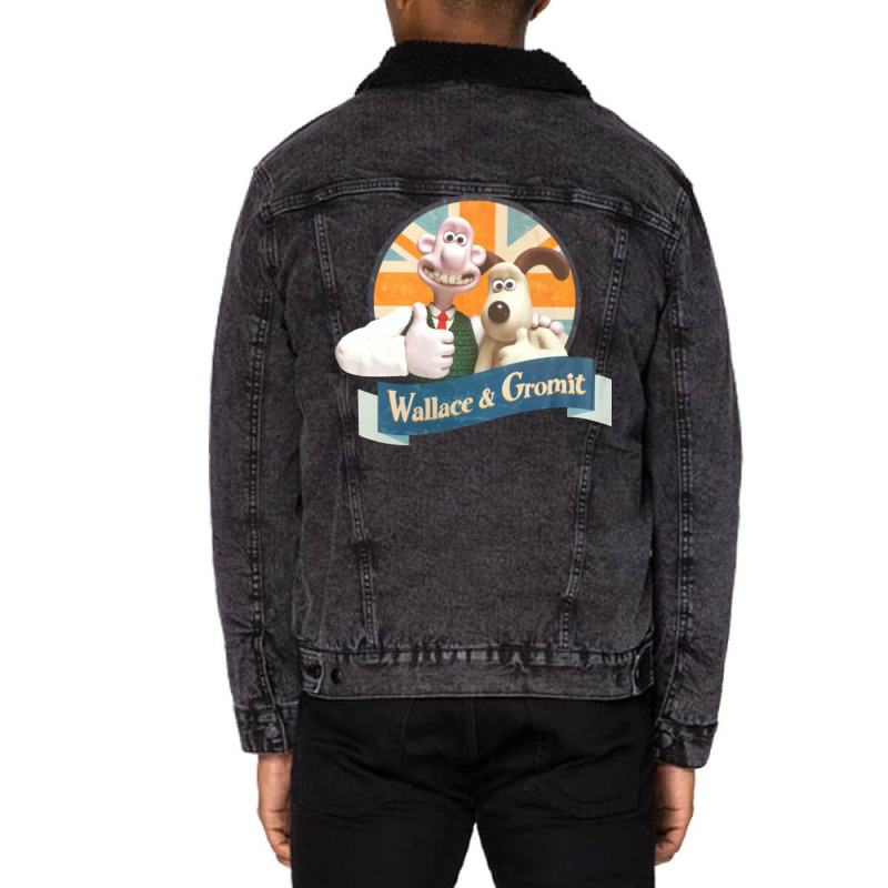 Walla Grome Art Unisex Sherpa-lined Denim Jacket | Artistshot