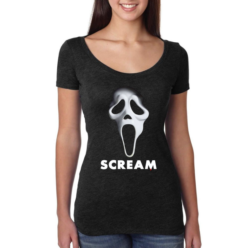 Scream 1 Women's Triblend Scoop T-shirt by apolitery | Artistshot