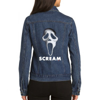 Scream 1 Ladies Denim Jacket | Artistshot