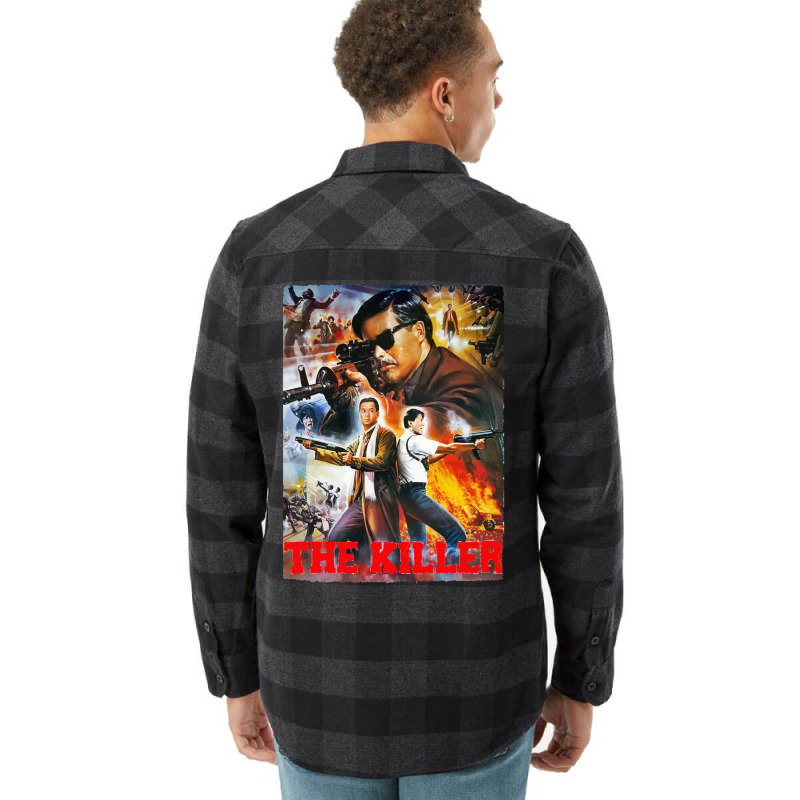 The Killer   Chow Yun Fat   John Woo   Danny Lee   Hong Kong Action Po Flannel Shirt | Artistshot