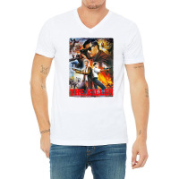 The Killer   Chow Yun Fat   John Woo   Danny Lee   Hong Kong Action Po V-neck Tee | Artistshot