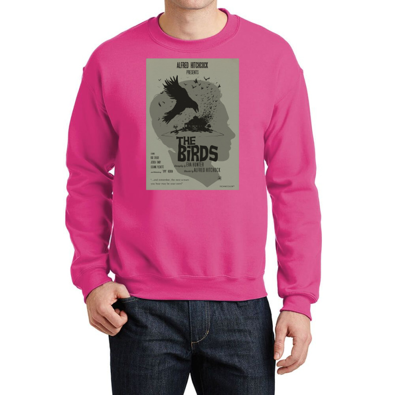 The Birds  Alternative Poster Crewneck Sweatshirt | Artistshot