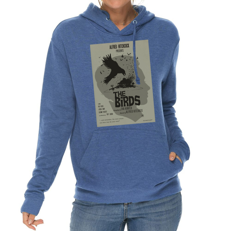 The Birds  Alternative Poster Lightweight Hoodie | Artistshot