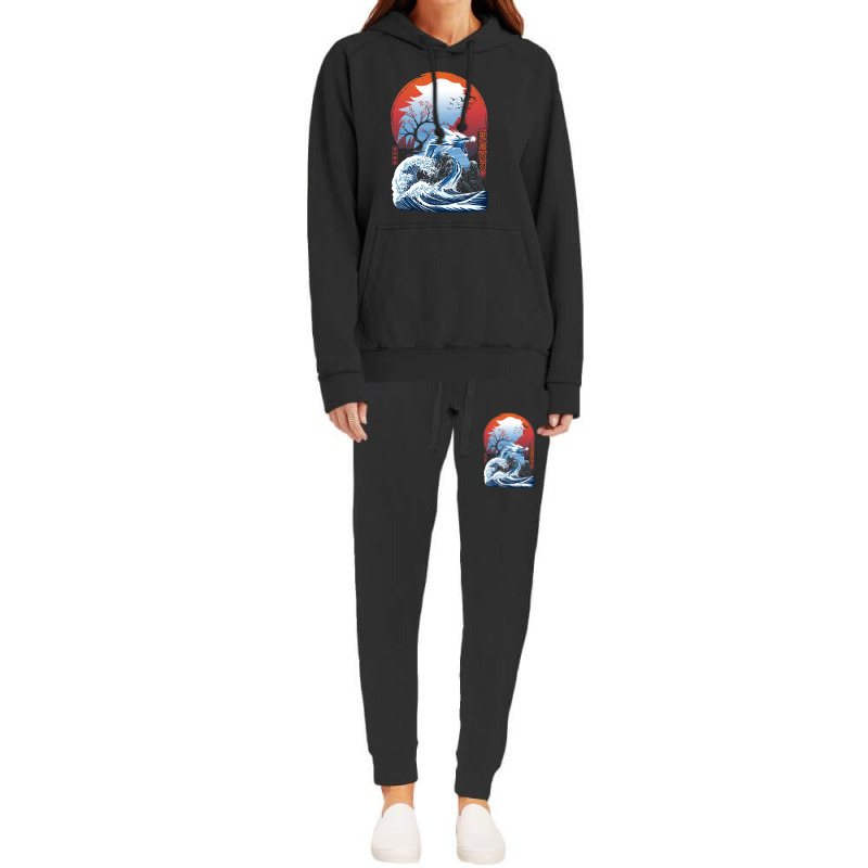 The Great Water Dragon Hoodie & Jogger Set | Artistshot