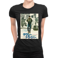 Taxi Driver Japanese Poster Ladies Fitted T-shirt | Artistshot