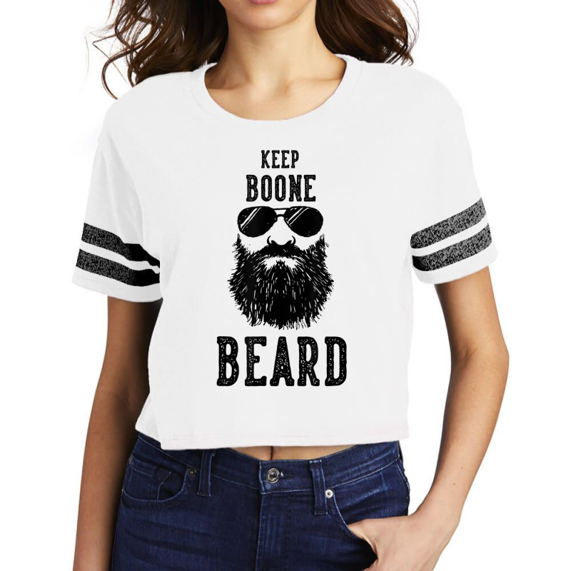 Keep Boone North Carolina Beard Funny Hipster Retro Scorecard Crop Tee by ROBFIGUEROA | Artistshot