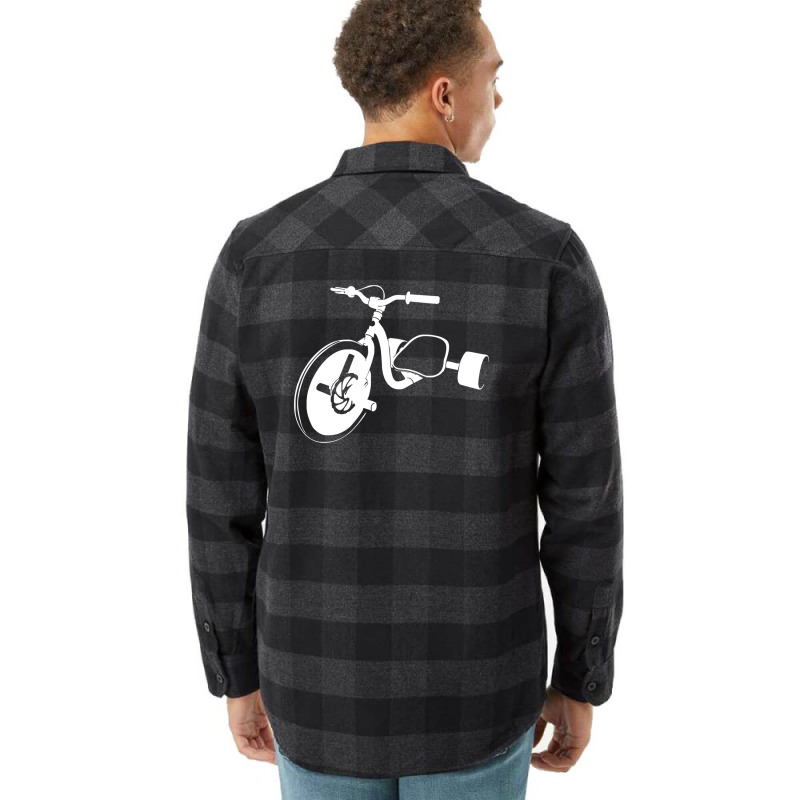 Drift Trike Downhill Flannel Shirt by titin | Artistshot