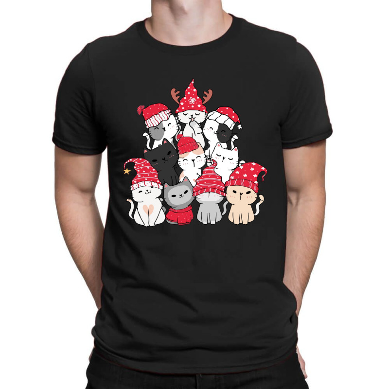 Cat Christmas Tree T-shirt | Artistshot