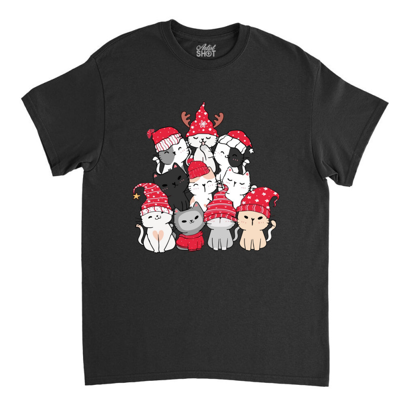 Cat Christmas Tree Classic T-shirt | Artistshot