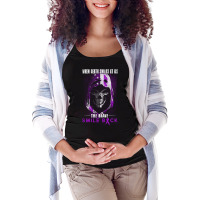 Limited Edition When Death Smiles At Us The Brave Smile Back Alzheimer Maternity Scoop Neck T-shirt | Artistshot