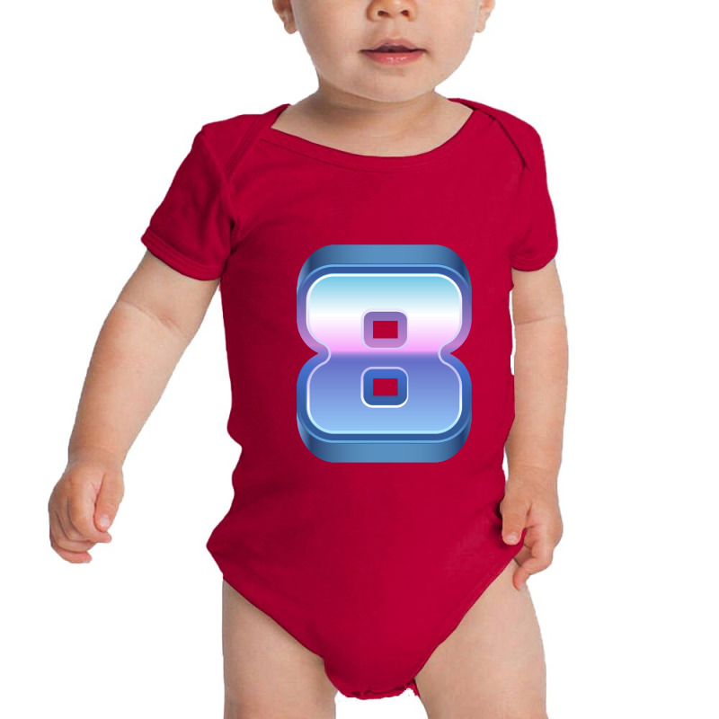 Eight   Eight  1 Baby Bodysuit by sarimekar | Artistshot