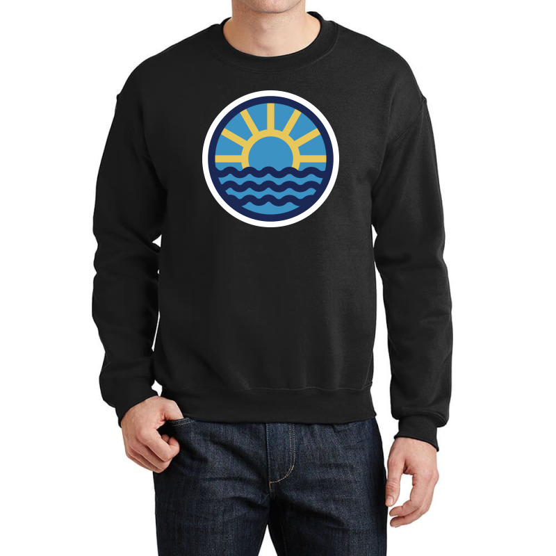 Sun Beach Crewneck Sweatshirt by Quilimo | Artistshot