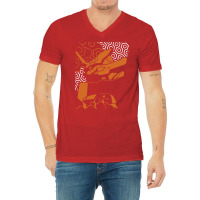 Neon Genesis Evangelion Retro Vintage 43 V-neck Tee | Artistshot