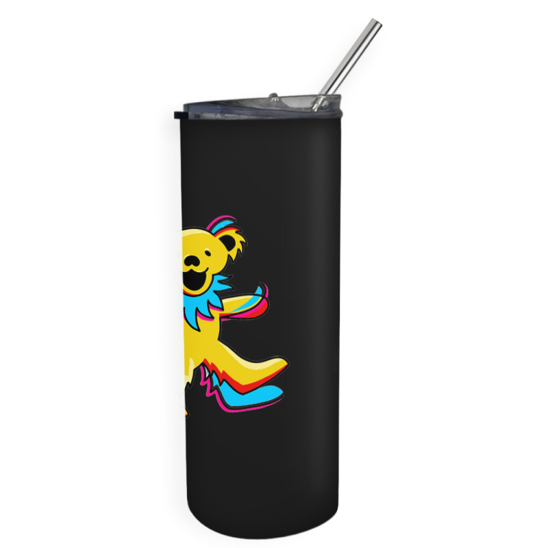 Dancing Grateful Bears Skinny Tumbler | Artistshot