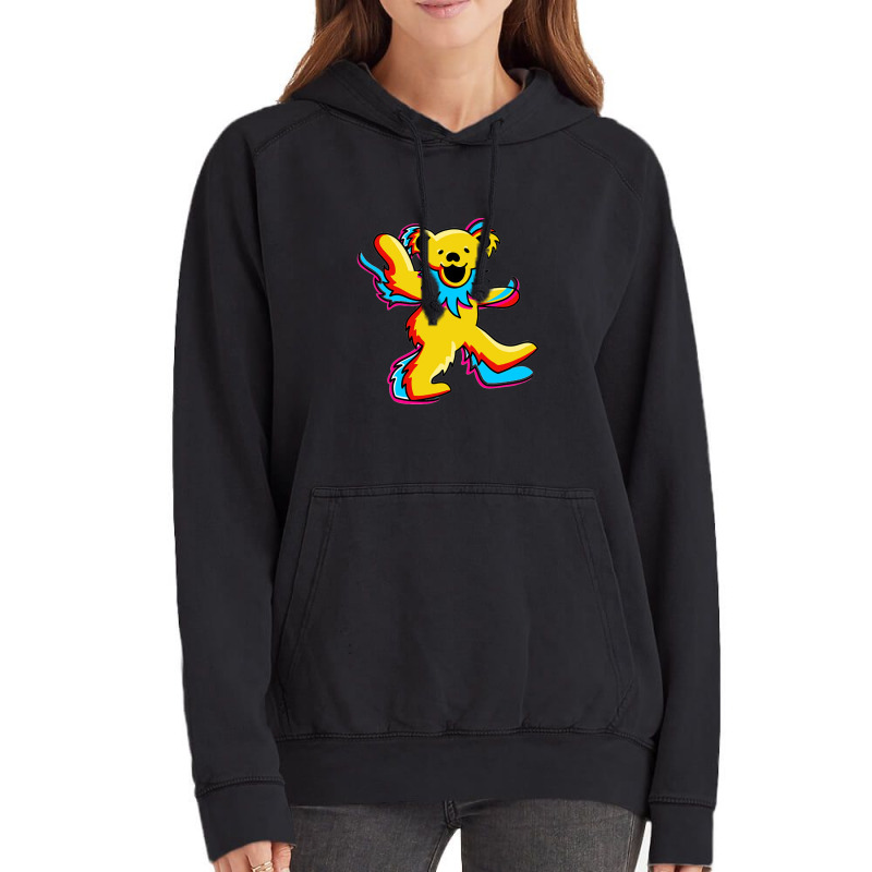 Dancing Grateful Bears Vintage Hoodie | Artistshot