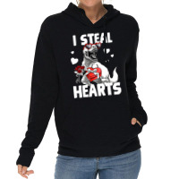 Limited Edition Valentines Day Trex Lover I Steal Hearts For Boys For Lightweight Hoodie | Artistshot