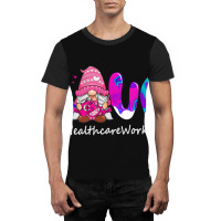 Trending Valentines Day Gnome Love Healthcare Worker Nurse Graphic T-shirt | Artistshot