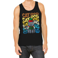 Retro Vintage Cats British Shorthair Cat Dad Christmas Tank Top | Artistshot