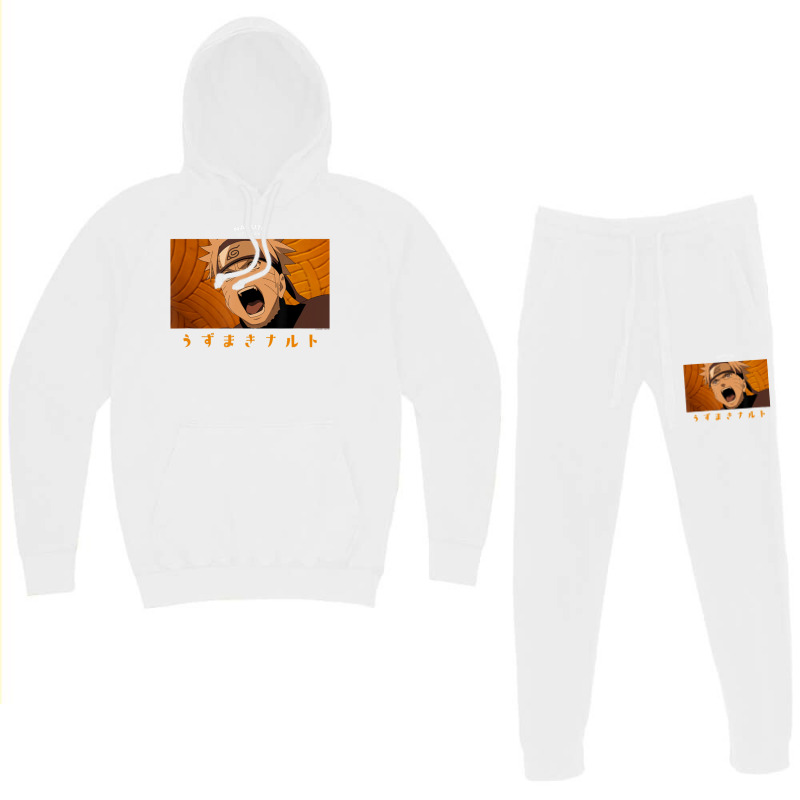 Ninja Anime Yelling Image Hoodie & Jogger Set | Artistshot