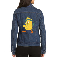 Chick Karate Ladies Denim Jacket | Artistshot