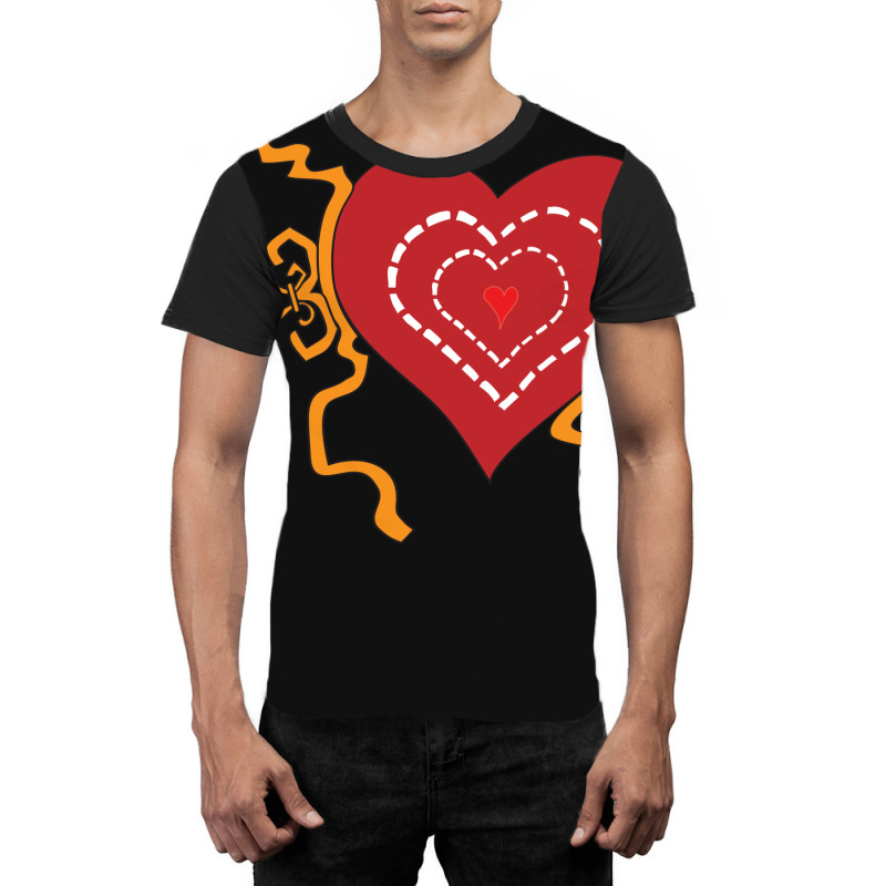 Growing Heart Love Graphic T-shirt by lorinealazem3 | Artistshot