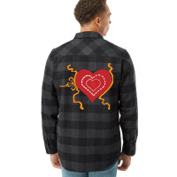 Growing Heart Love Flannel Shirt | Artistshot