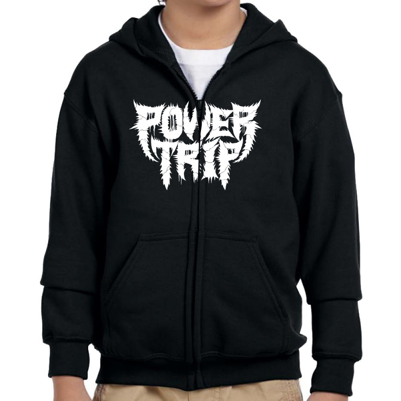 Waiting Power Trip Youth Zipper Hoodie | Artistshot