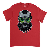 War God Celt King Viking Head Warrior Green Classic T-shirt | Artistshot