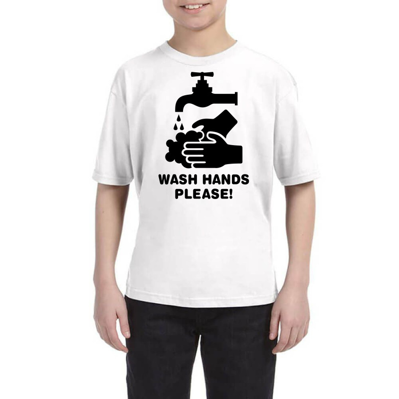 Wash Hands Please Youth Tee by honeysuckle | Artistshot