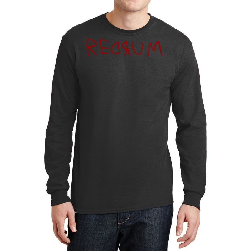 Redrum Red Long Sleeve Shirts by riyaznaoakin | Artistshot