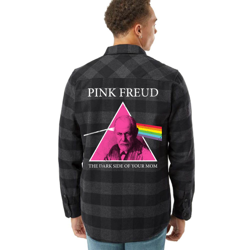 Pink Freud Dark Side Of Your Mom Nostalgia Flannel Shirt by lorinealazem3 | Artistshot