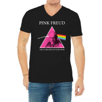 Pink Freud Dark Side Of Your Mom Nostalgia V-neck Tee | Artistshot