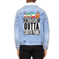 Straight Outta South Park Trending Unisex Sherpa-lined Denim Jacket | Artistshot