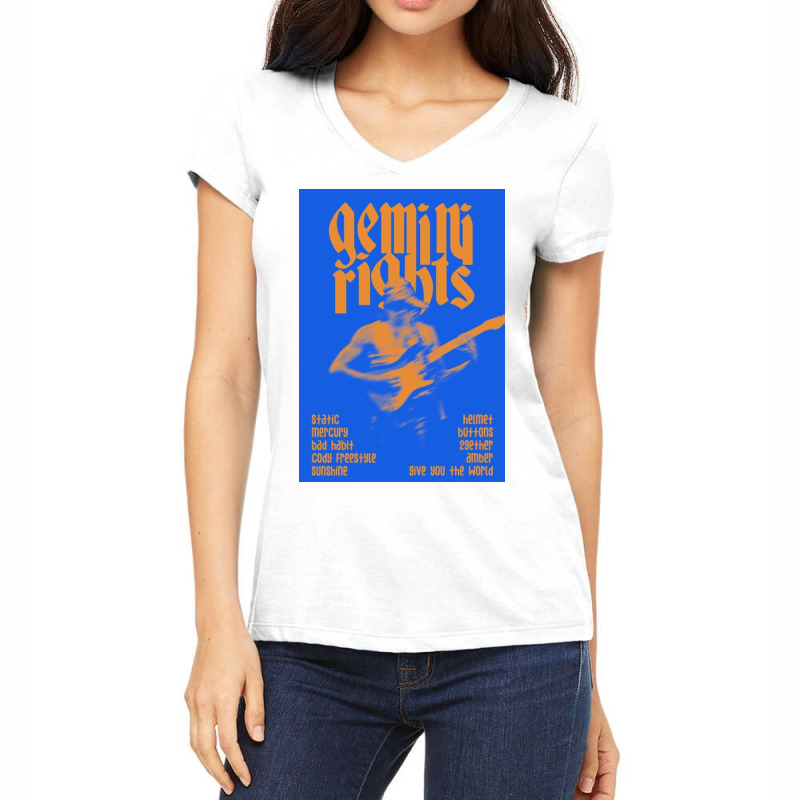 Gemini Rights Women's V-Neck T-Shirt by gregoryduprey | Artistshot