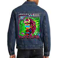 Poseidon Girl Borgtopia 009 Men Denim Jacket | Artistshot