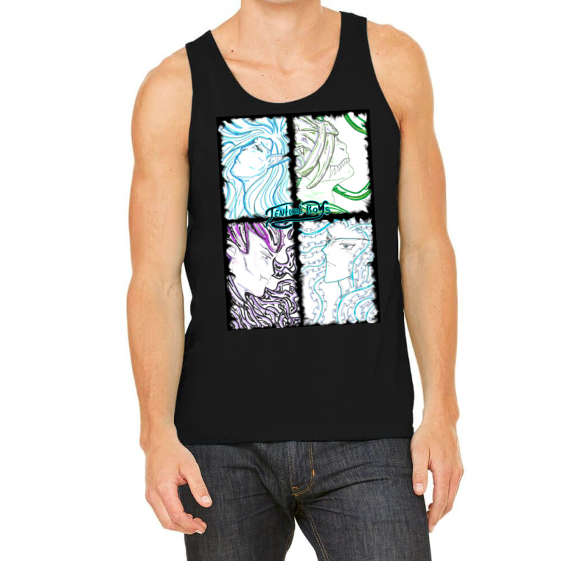 Tentacle Boys Headshot Poster Tank Top by JohnLoechler | Artistshot