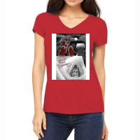 Out On The Rooftop Girl Women's V-neck T-shirt | Artistshot