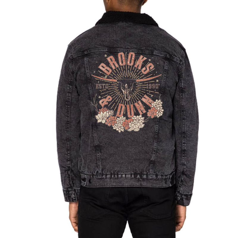 Brooks Dunn Nostalgia Unisex Sherpa-lined Denim Jacket | Artistshot