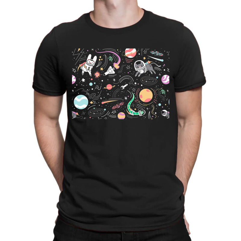 Space Cat T-Shirt by Bandungan | Artistshot