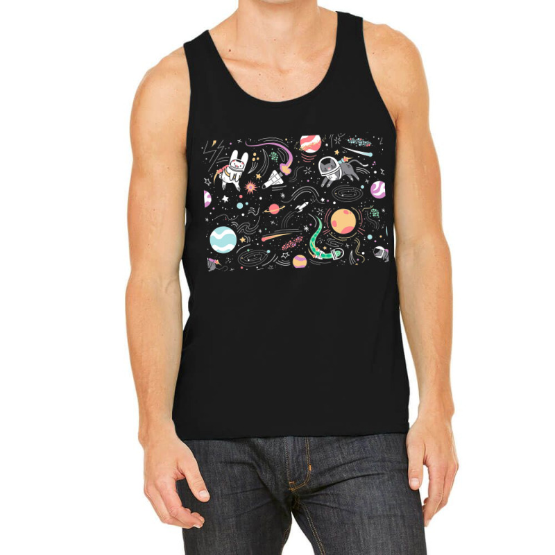 Space Cat Tank Top by Bandungan | Artistshot