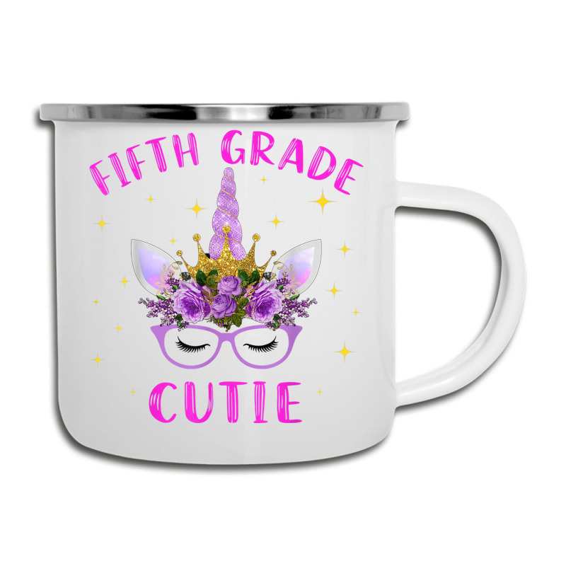 Fifth Grade Cutie Unicorn Face Lover 5th Grade Girl Gift Camper Cup | Artistshot