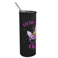 Fifth Grade Cutie Unicorn Face Lover 5th Grade Girl Gift Skinny Tumbler | Artistshot