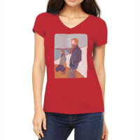 Once Movie  Glen Hansard  Marketa Irglova Women's V-neck T-shirt | Artistshot