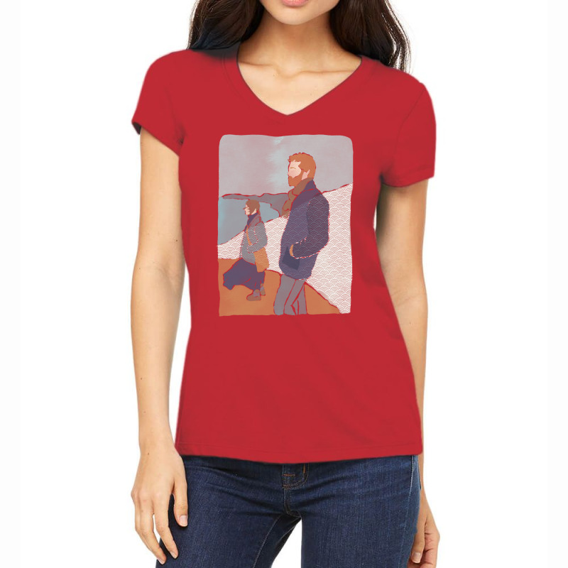 Once Movie  Glen Hansard  Marketa Irglova Women's V-Neck T-Shirt by czuczicarrosn | Artistshot