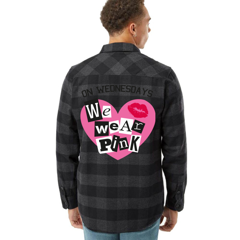 On Wednesdays We Wear Pink Burn Book Font  Music Flannel Shirt by vllaidenisoi | Artistshot