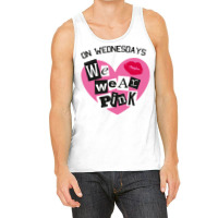 On Wednesdays We Wear Pink Burn Book Font  Music Tank Top | Artistshot