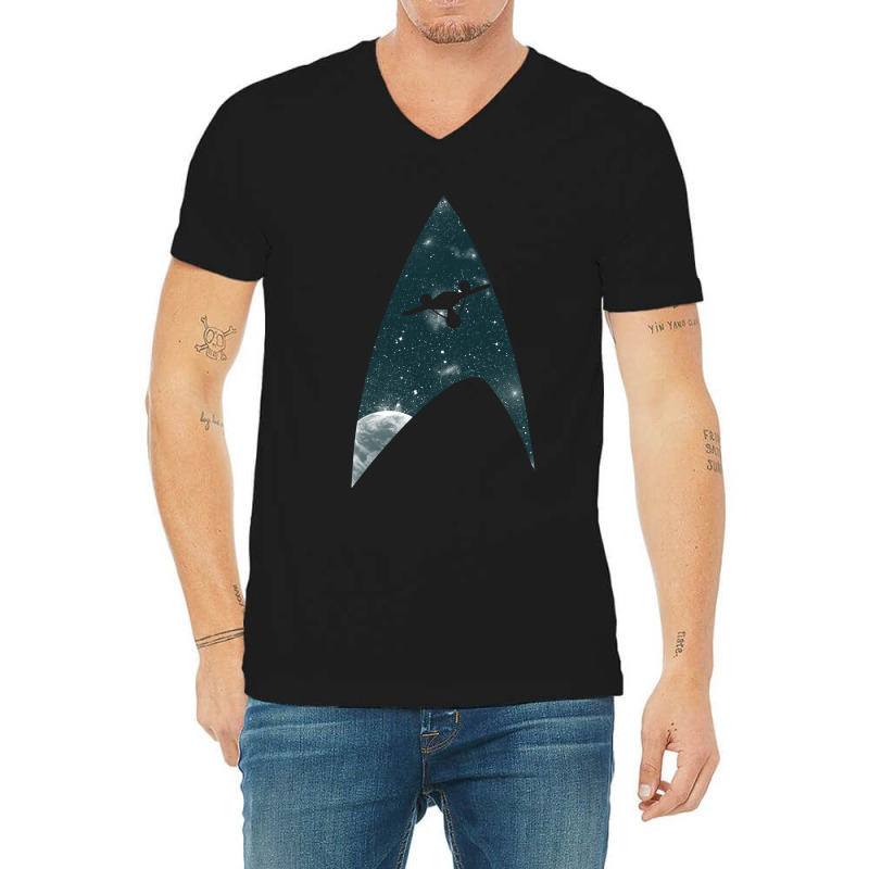 Space The Final Frontier V-Neck Tee by ardylanda | Artistshot